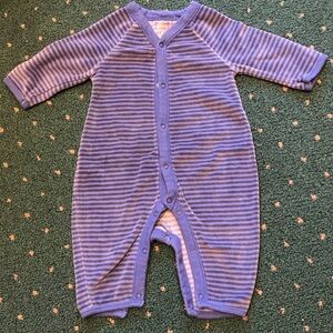 GAP Blue Striped Kids Footie